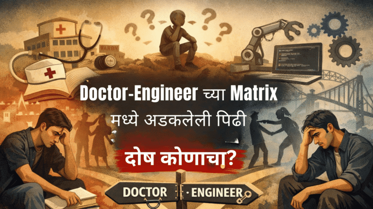 Doctor–Engineer च्या Matrix मध्ये अडकलेली पिढी – दोष कोणाचा?
